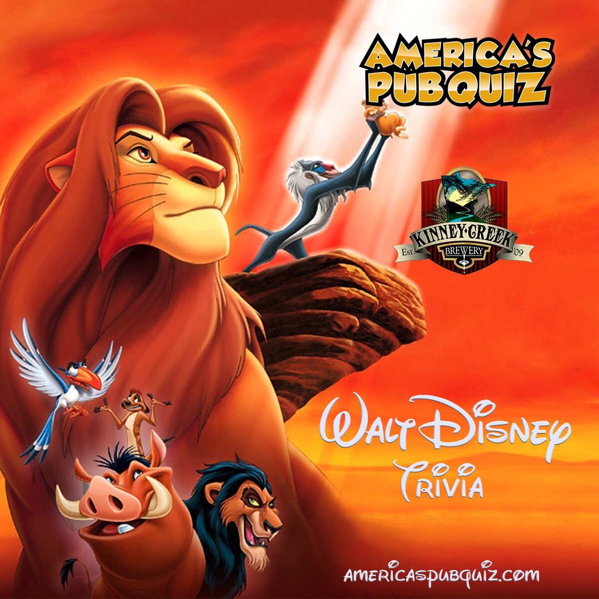 Tonight is DISNEY TRIVIA night with <a href="/americaspubquiz/">America's Pub Quiz</a> ! Come one, come all! Make sure to get here early so you get a good seat; grab one of our <a href="/HeggiesPizza/">Heggies Pizza</a> and a beer and get ready for a magical night! Fun begins at 6pm!