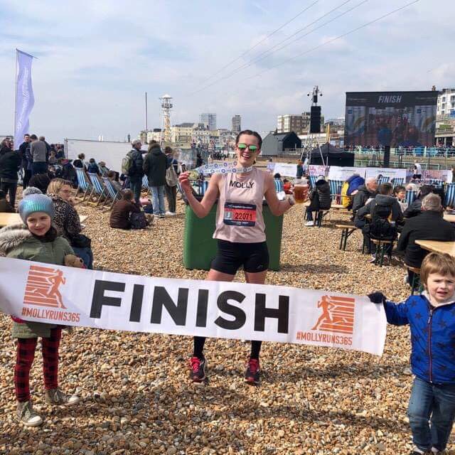 Congratulations Molly Smith, who today not only completed her challenge to run 365 consecutive days to raise money for GBWR - but also finished the <a href="/BrightonMarathn/">Brighton Marathon Weekend</a> in 3:15 with a huge PB 🏃‍♀️ 

Huge Thanks for your support your a 🌟

Read Mollys story here 
gbwr.org.uk/9302-2/