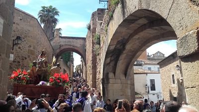 Buenos días. Os dejamos el enlace a la web de la Unión con toda la información del Domingo de Ramos. En ella podrás descargarte los pdf con los itinerarios de cada una de las procesiones.

semanasantadecaceres.es/domingo-de-ram…