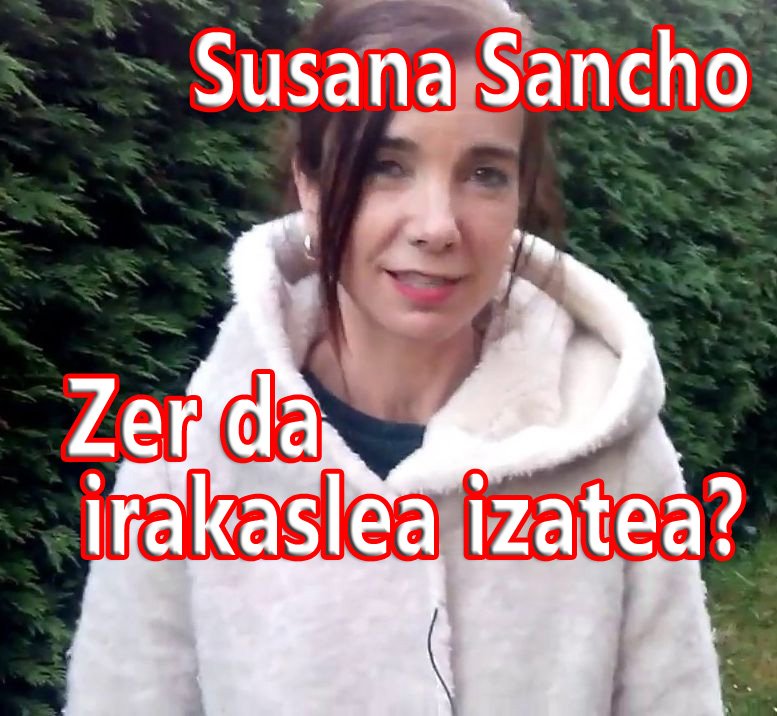 Gaumin's tweet photo. https://t.co/92wkX3jdCt
Zer da irakaslea izatea? Susana Sancho, Basauri BHIko irakaslea. 
"Meditazio ipuinak, haurrentzat" eta "Meditazio ipuinak, gazteentzat" liburuen egilekidea. Zer alda edo eralda dezakegu hezkuntzan? Eskerrik asko, Susana!
https://t.co/ZbEgUYAbzP https://t.co/8ooiv32yDt