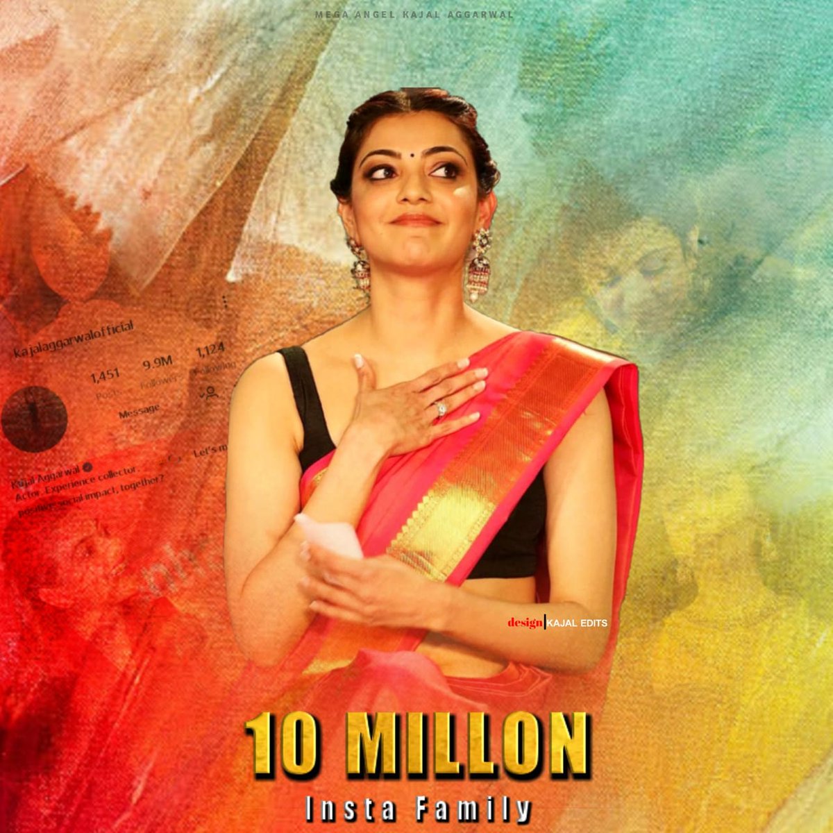 TrendsKajal's tweet photo. #10MInstaHeartsForKajal 
#KajalAggarwal https://t.co/lK02M4aRGe