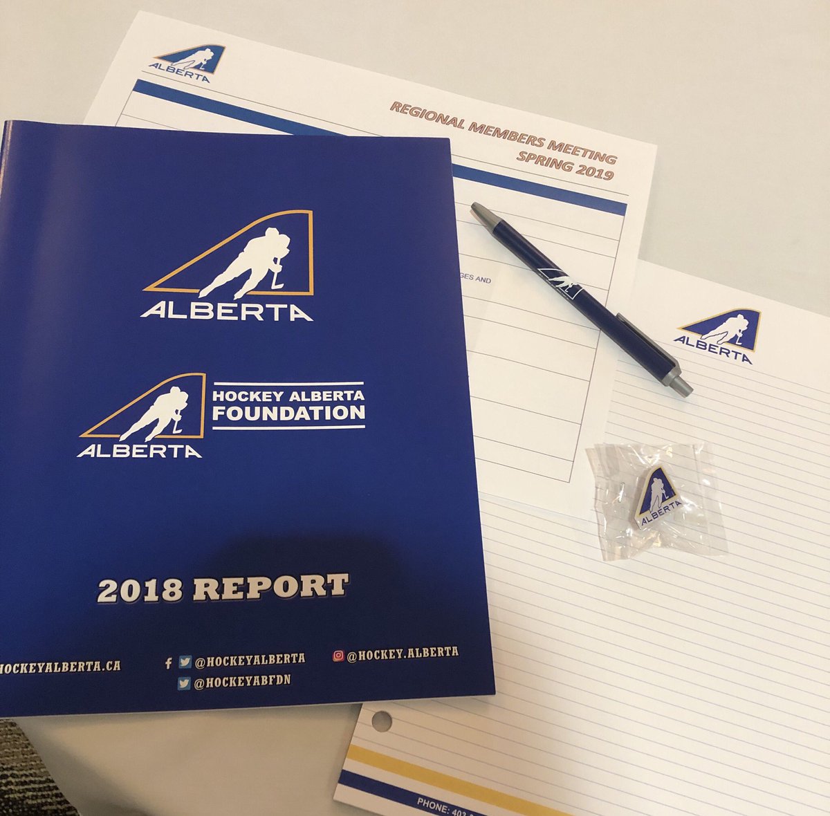rlitwinski's tweet photo. All set up and ready to go for our Southern Alberta Regional Member meeting today in Okotoks. Looking forward to it.  At same time we have another team getting ready for our Regional meeting in Edmonton, also today. https://t.co/tmchohfNla