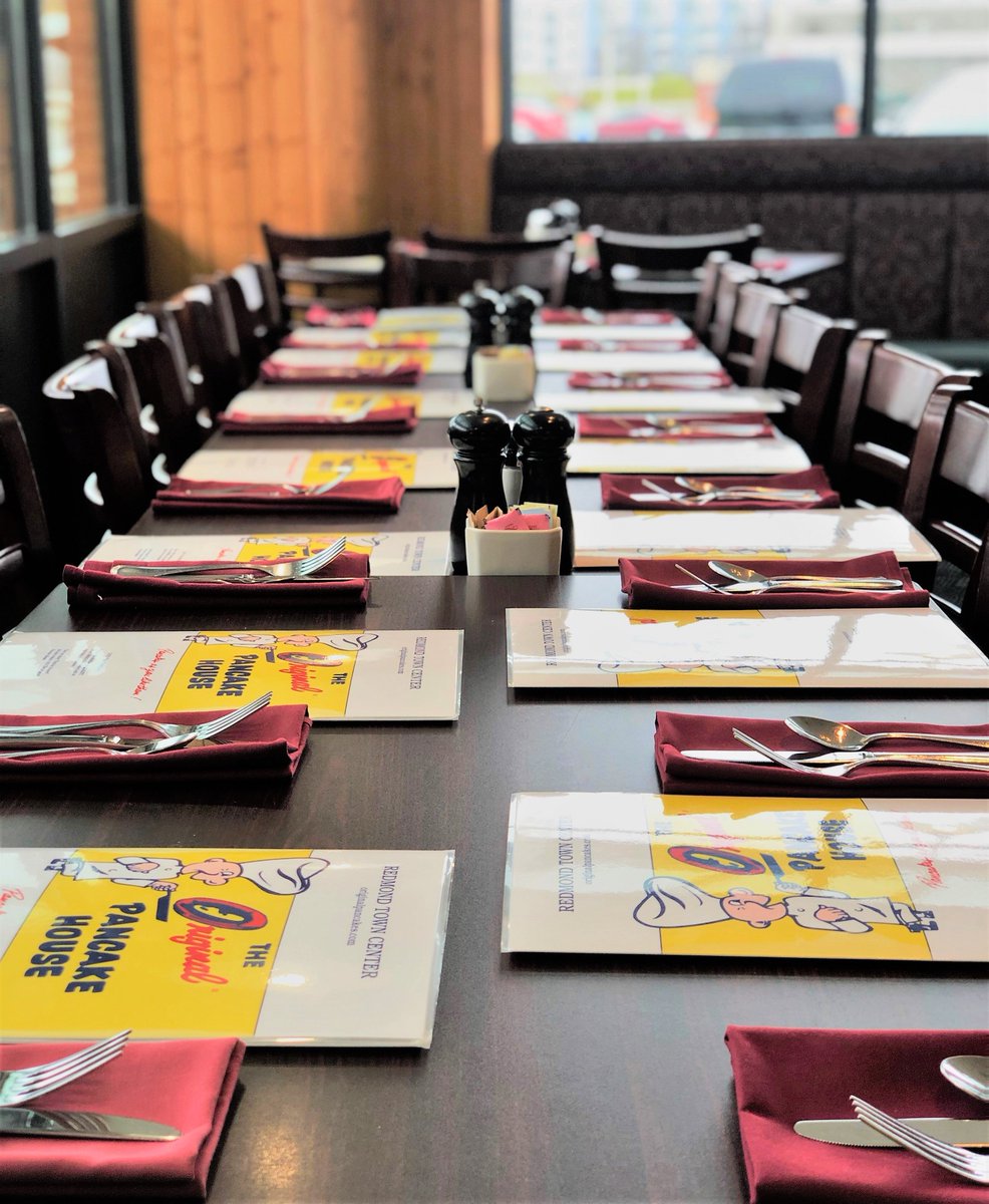 The calm before the storm.... 😮 Fun Fact: we can host your next banquet! ❤️ #MoreThanABreakfastJoint