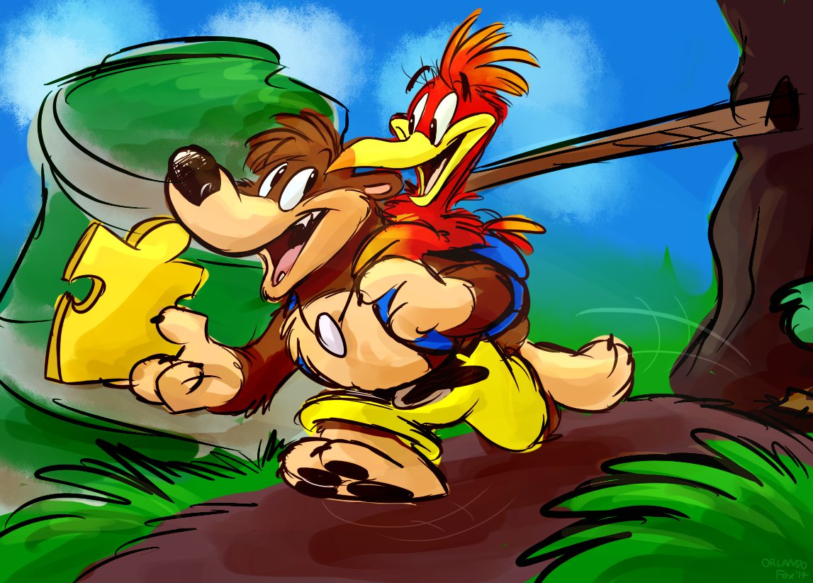 Banmjo's tweet image. ᴄᴀɴ'ᴛ ᴡᴇ ᴊᴜꜱᴛ ʟᴀy ʙᴀᴄᴋ ᴀɴᴅ ᴩʟᴀy ꜱᴏᴍᴇ ɢᴀᴍᴇꜱ?
▚▚▚▚▚▚▚▚▚▚▚▚▚▚▚▚▚▚▚▚▚▚

⌦ Banjo from Banjo-Kazooie
⌦ Literate RP account
⌦ SFW [Lewd only in DMs]

Pinned art made by orlandofox

✎ #BᴜᴏyᴀɴᴛRᴇᴩᴛɪʟᴇ 

⊠ More information below⤵