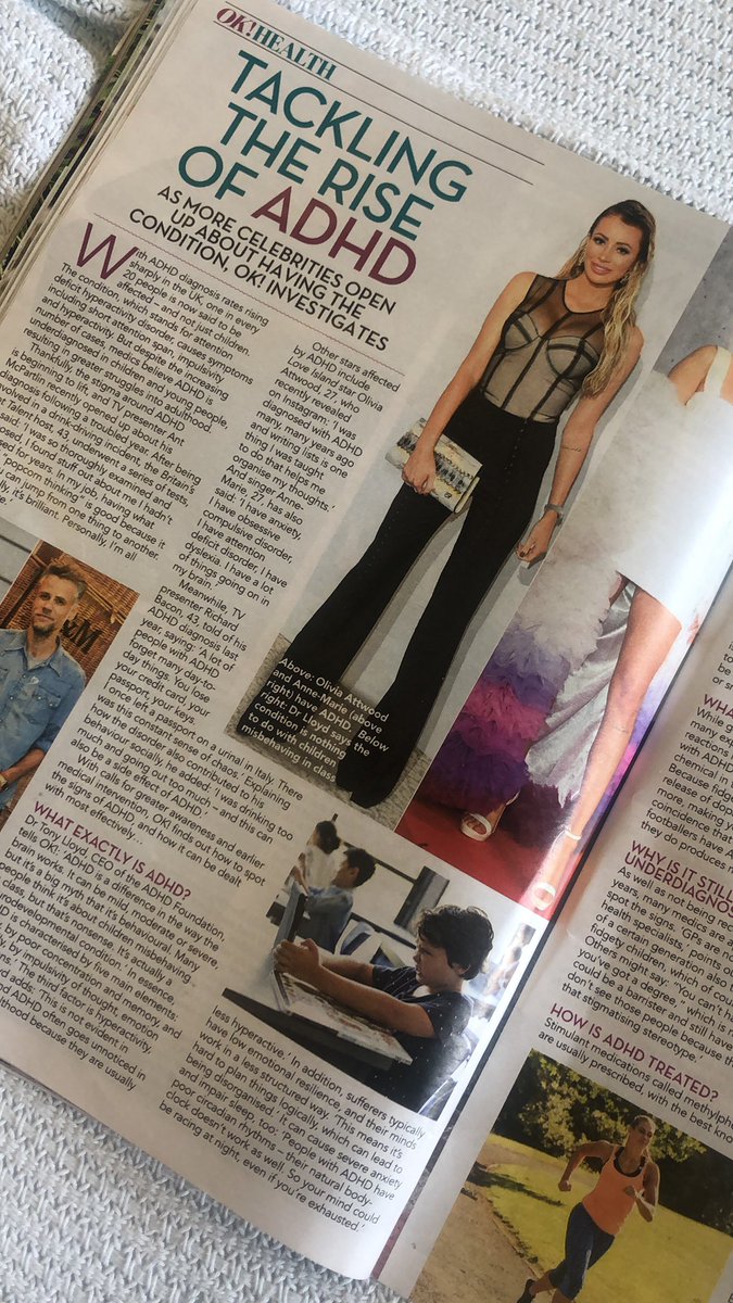 keeley2305's tweet photo. Well done @OK_Magazine for raising awareness on #ADHD so many ignorant people out there still dismissing it! #educatepeople #smallmindedness #notnaughtychildsyndrome #adhdisreal https://t.co/vypsy8oqMA