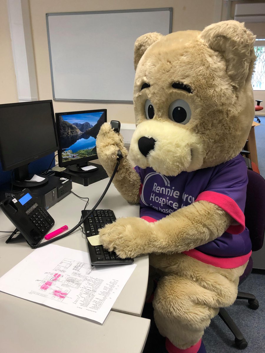 rgphospice's tweet photo. Thanks to @mole007 and the rest of the AVI Support team for supplying and installing our new desks at Rennie House! It's made a big difference to all our nurses and fundraisers. #starsupporter https://t.co/PMwjS7XVyl