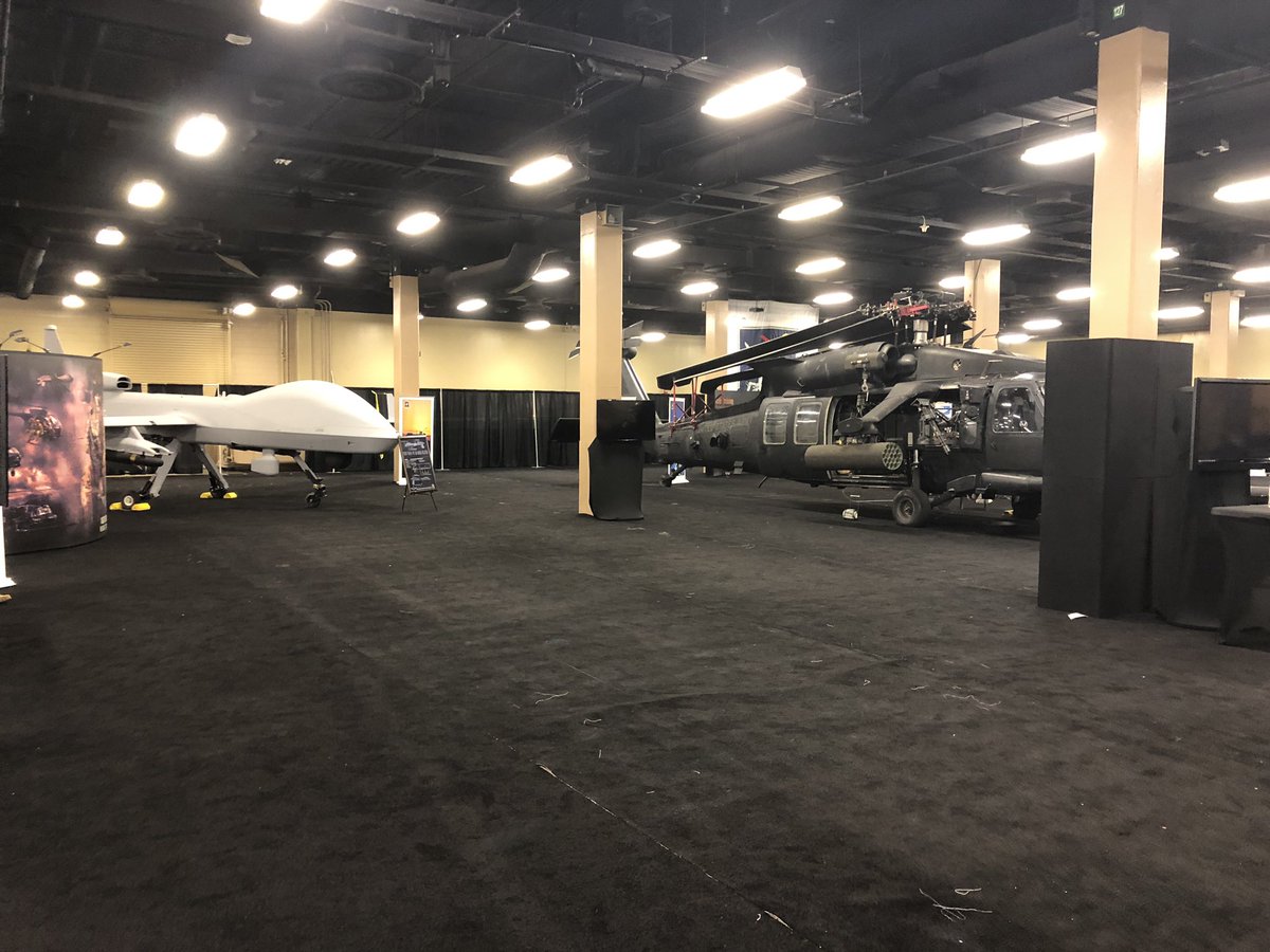 AAAA 2019 coming together. The team is at it setting up the displays. <a href="/NSDQ/">NSDQ</a> <a href="/arsoac/">ARSOAC 6</a> @usasoac