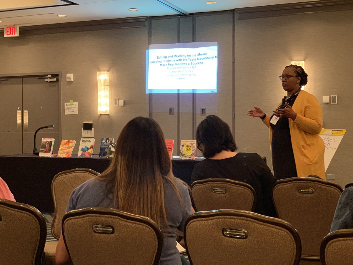 Great session on pushing students to revise & edit their writing with Rochell Johnson #AbydosInt