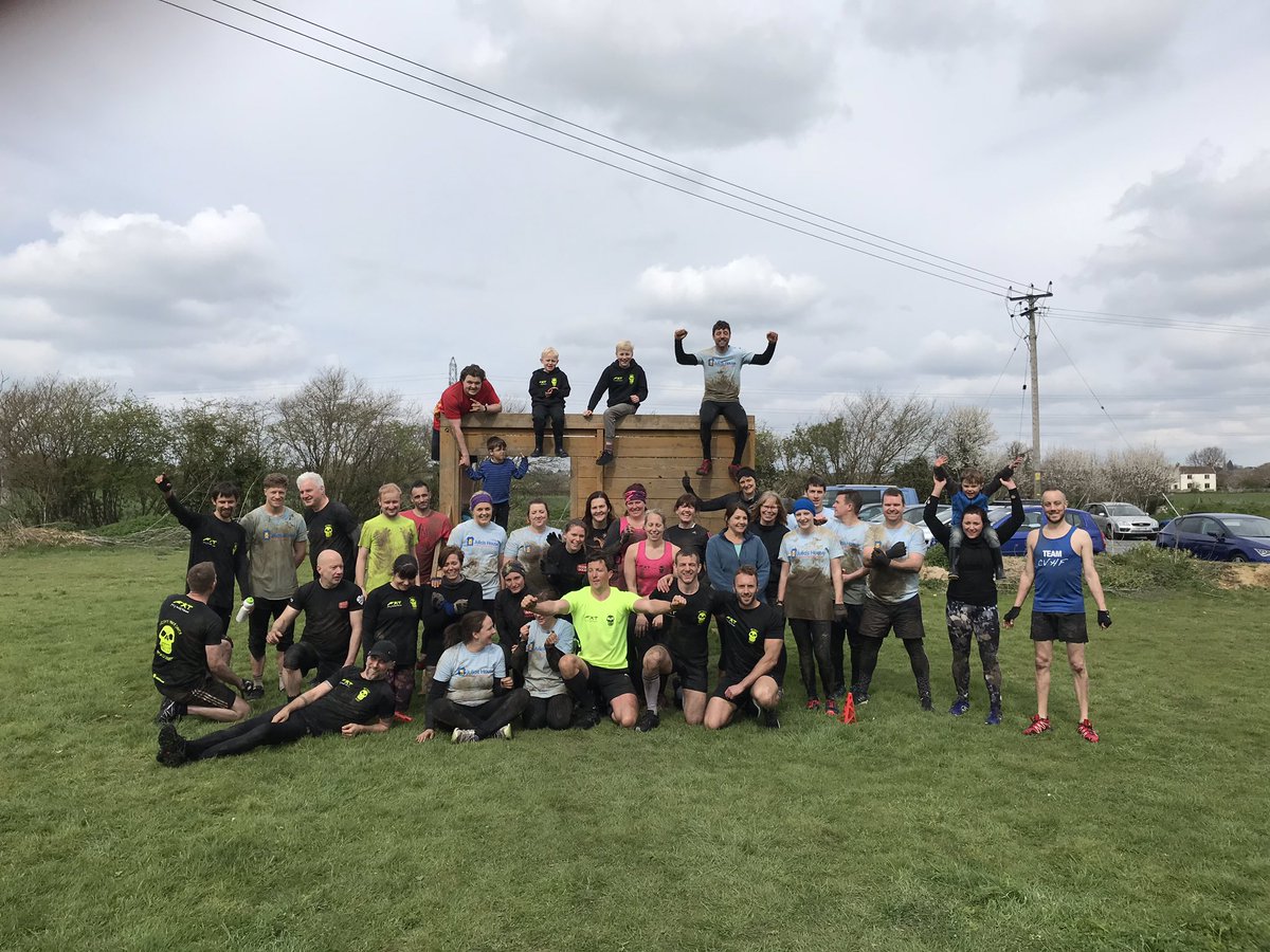 Amazing time @Bootstacle today.  2hrs of bootcamp &amp; Obstacles all for charity.  <a href="/Julias_House/">Julia's House Children's Hospices</a> @corshamcraftyhub @tribept