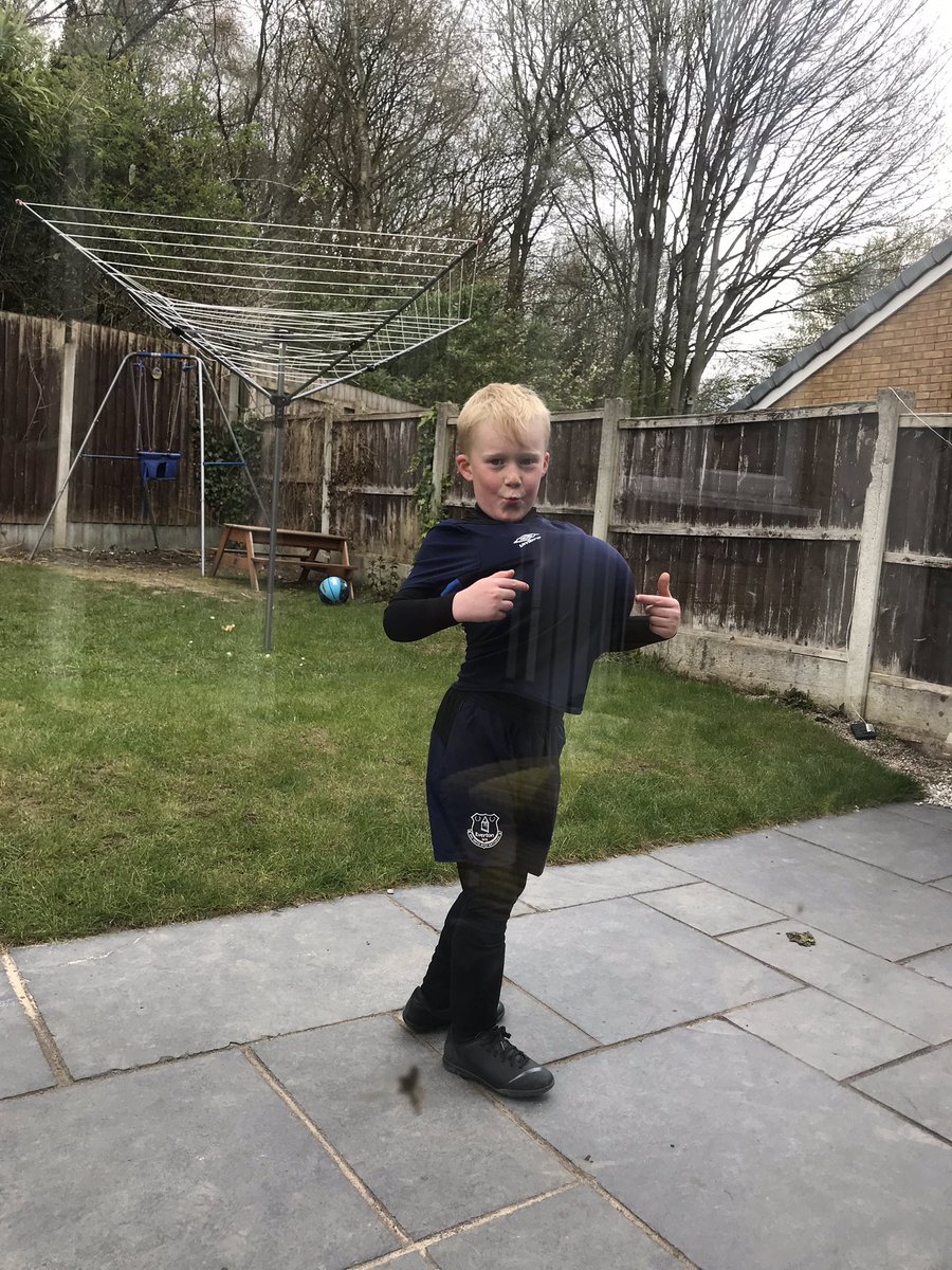 This lad never stops haha 😂 practice makes perfect but I think it’s too early to practice the baby goal celebration 😂😂😂