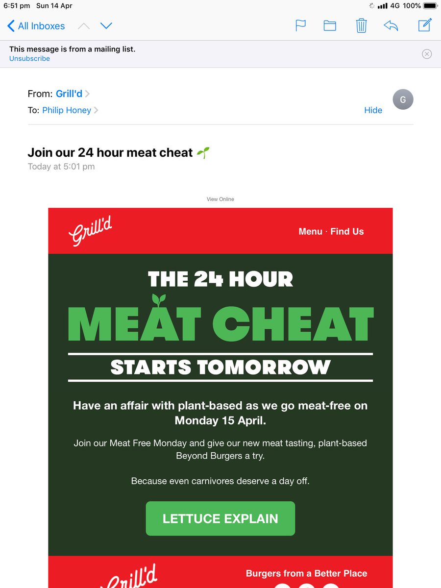 phil_honey's tweet photo. Sorry @GrilldBurgers , you’ve lost me as a customer. I’d rather support our sustainable, ethical livestock farmers actively working to improve #animalwelfare ....than eat some processed rubbish containing 23 ingredients shipped some 15,000+ kms from LA.  #supportaussiefarmers https://t.co/cxqDpxfwnb