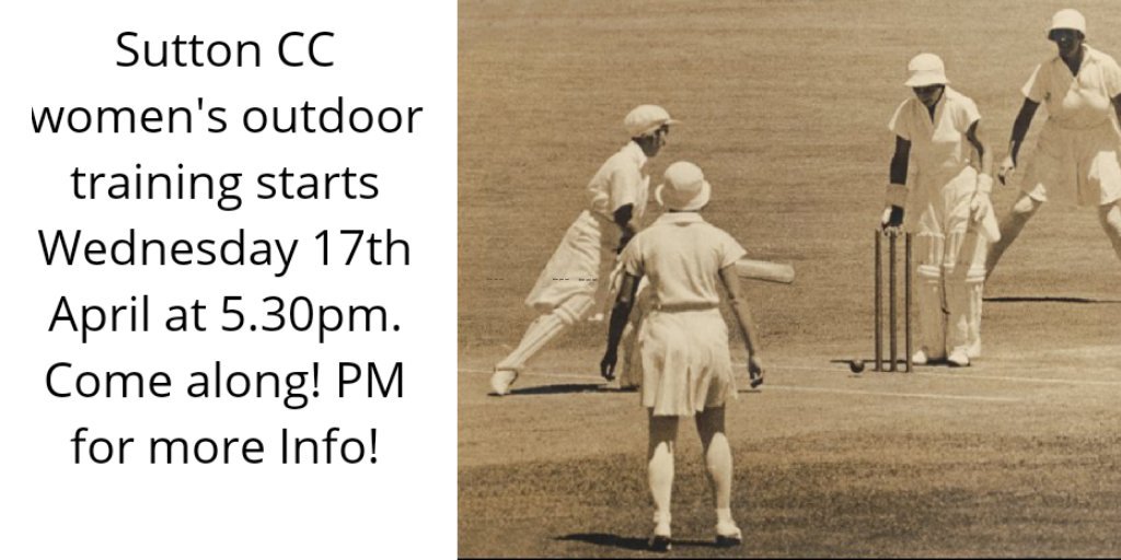 suttonwomensCC's tweet photo. We are looking for experienced players to supplement our squad for the 2019 Division 1 season. Also playing in Surrey Slam. New players also welcome! 🏏 @SurreyCricketFd  @WomensLondon @SuttonCricket https://t.co/hCtWMyeuMt