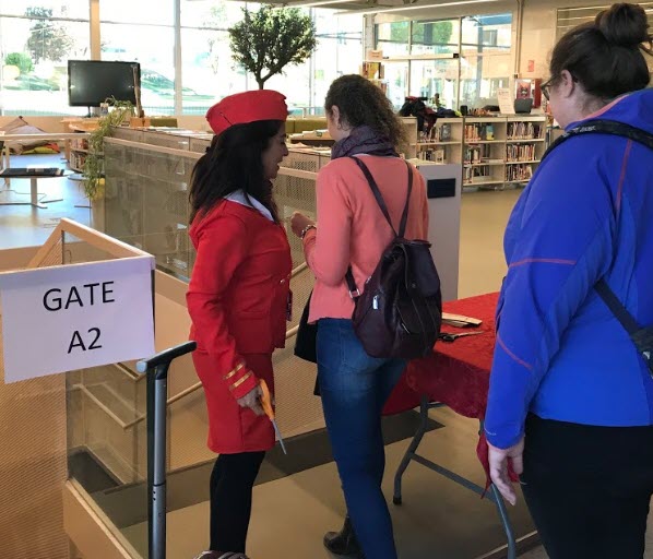 ldday13's tweet photo. Proud that the @schoolmadrid leadership team made the last teacher workday/PD day extra fun for Ts! With the theme of "Choose Your Own Adventure", Ts had PD choice and we even had donated prizes to raffle off. Who won the round trip airline tickets? #LLAP #makingteachingfunagain https://t.co/gBuUgwaDdx