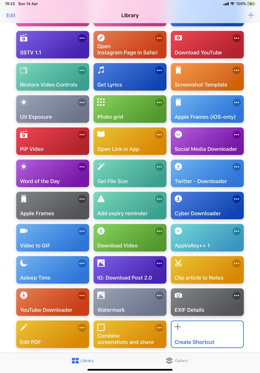 ysryprnce's tweet image. List of #Apple #Shortcuts applets that I use on my iOS devices. It’s 2019, let the devices you paid for do the work for you. You don’t hire a maid and still do most of the housework yourself, right? #AppAutomation