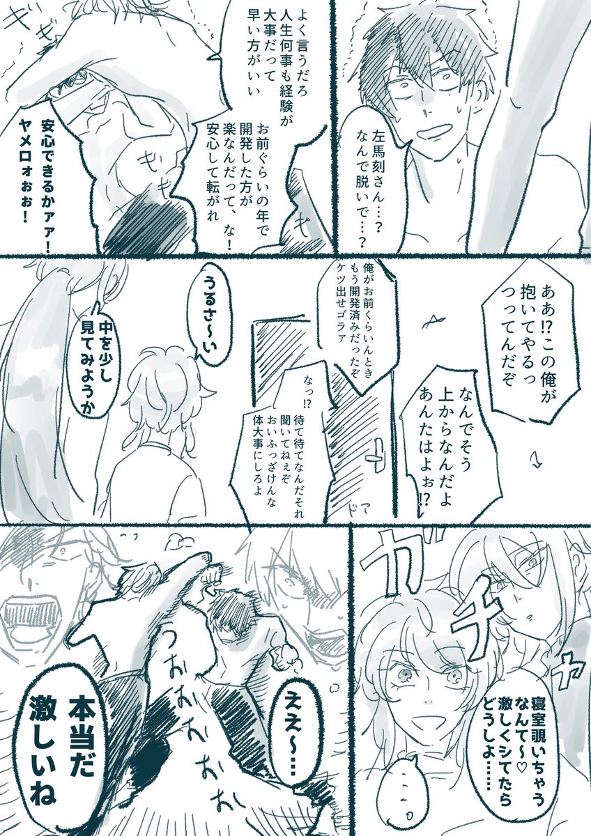 TDD時代 一左馬一漫画
どっちも譲らないでほしいですという願望…… 
