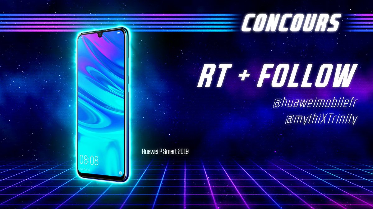 mythiXTrinity's tweet photo. ⚡️CONCOURS⚡️

Huawei m'a offert un téléphone pour mes lives IRL mais il m'en a glissé un de plus à vous faire gagner !

Pour tenter de remporter ce #HuaweiPsmart2019 :
➡️RT + FOLLOW @huaweimobilefr et @mythiXTrinity 

TAS le 22/04 🍀 Good luck ! https://t.co/gVhzCRdZEu