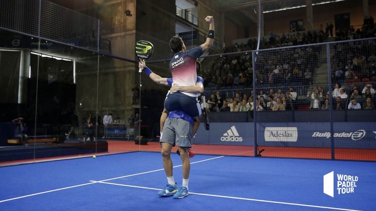 Congrats, <a href="/sanyoGutierrez/">Daniel Gutierrez</a> &amp; <a href="/MaxiSanchezOfi/">Maxi Sánchez 🦈</a> ! 🏆🏆

#WorldPadelTour