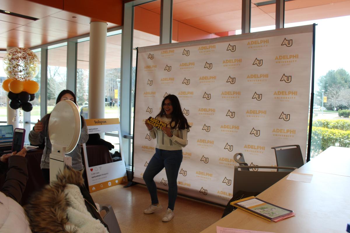 AdelphiU's tweet image. It’s Accepted Student Day! Welcome to all of the #AdelphiAccepted Panthers joining us today!