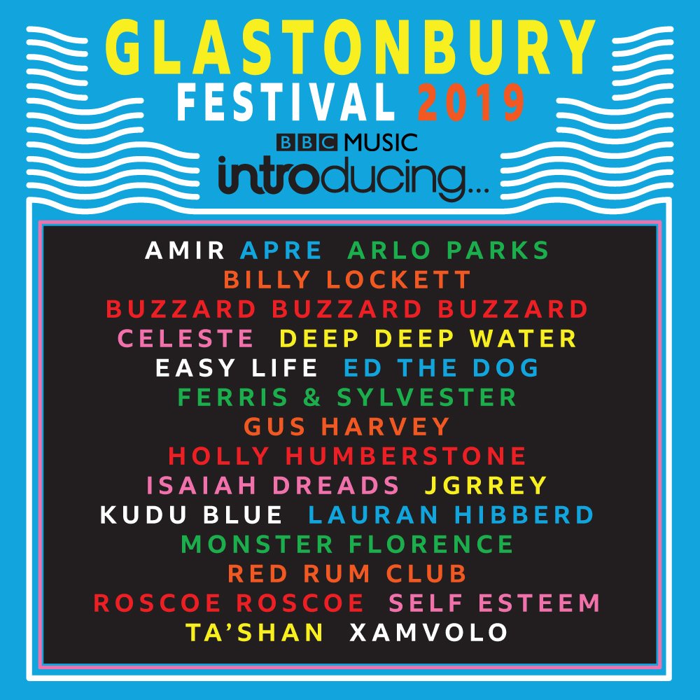 The line up for the #BBCIntroducing stage at #Glastonbury2019's Silver Hayes has just been announced! This is *the* place to find the headliners of tomorrow 💪 bbc.in/2KDWQT6  @GlastoFest