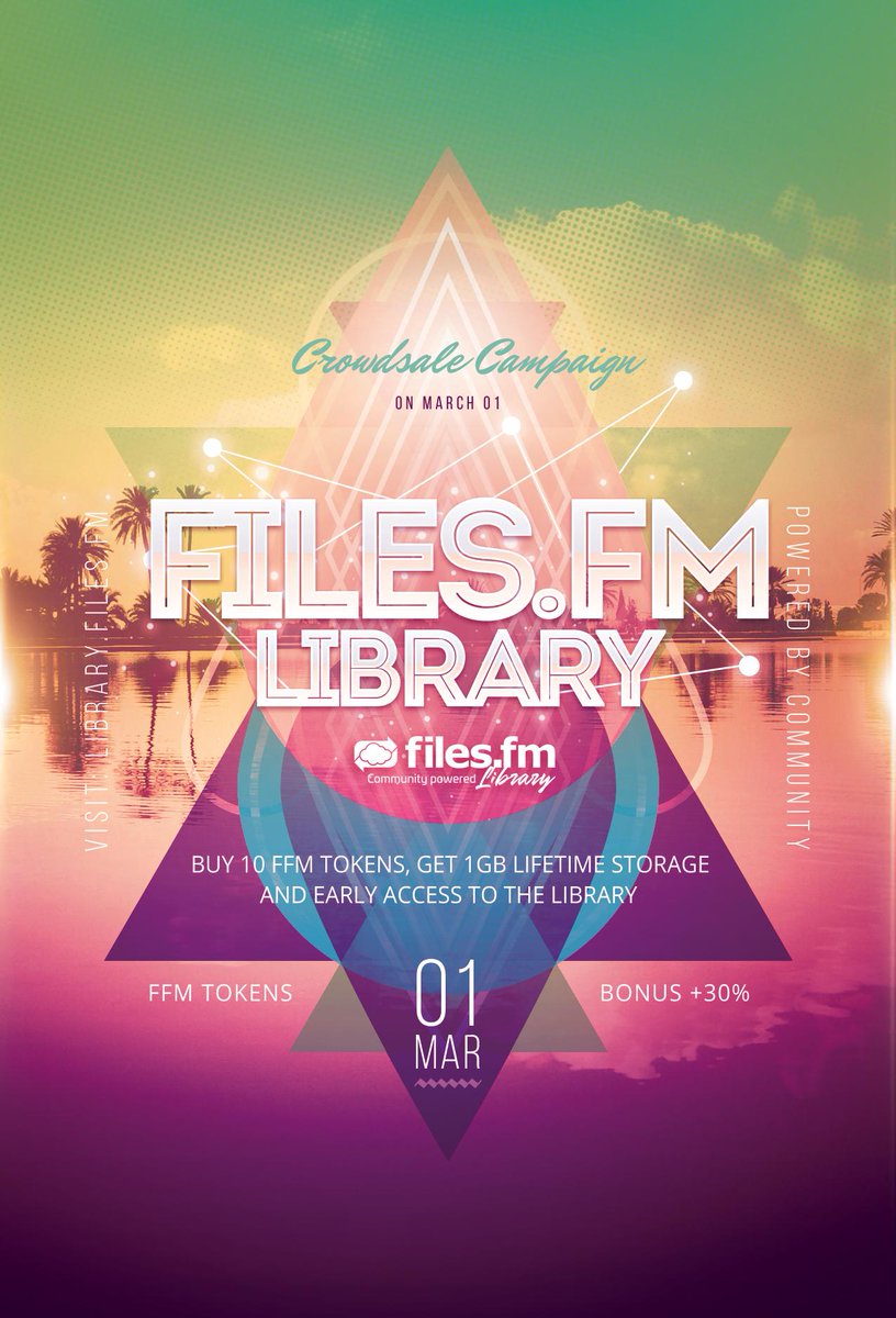 files_fm's tweet image. Supporting our Library is a decision you won’t regret — you will show your support to a great project and get more storage space than you can spend in a lifetime! #Crowdsale #FilesfmLibrary 
files.fm/lifetime-stora…