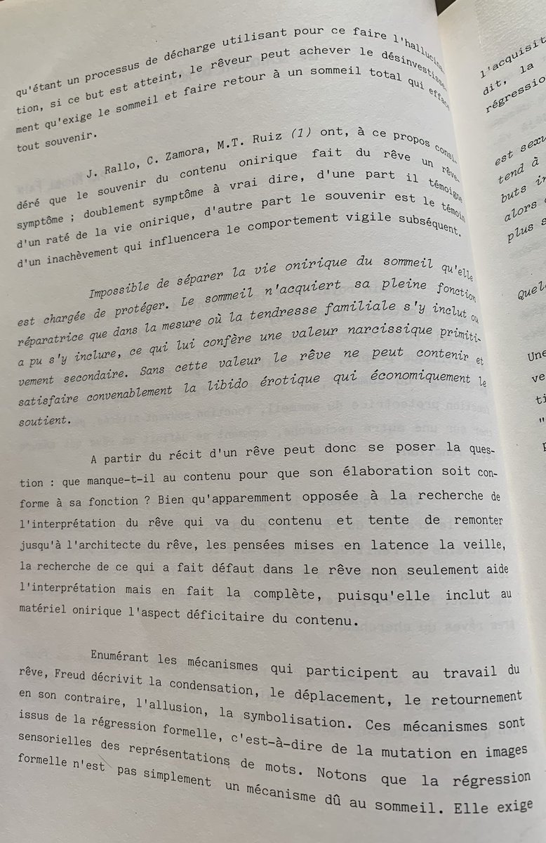 BaptisteLignier's tweet image. En fait, le rêve dont on se souvient est un rêve qui a échoué et qui n’a pas rempli sa fonction #sommeil #psychanalyse #psychopatho