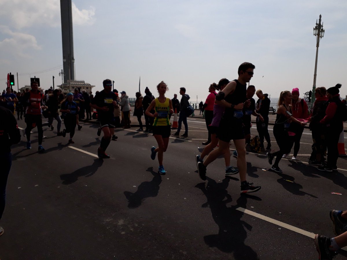 MrPB_Esq's tweet photo. We're having the most brilliant time #TeamLegend #voluncheering at #BrightonMarathon mile 13 with @TeenageCancer!
Loving saying "#GoMindRunner" too!
And hurrah! We were able to cheer @Marchlily74 as she flew by too! So wonderful to see you, Elizabeth!
#BrightonMarathonWeekend β€ https://t.co/1O4f8rBmn6