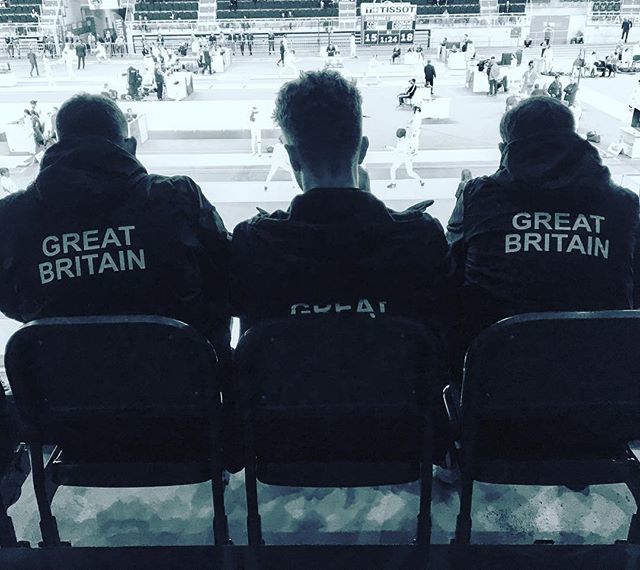 benandrewsGBR's tweet photo. Final day of the World Championships 2019. Men’s Epee GB Team (U20) #teamspirit #teamsport #fitness #fencing #fetchen #nationalteam #gbteam https://t.co/1wMlRXNIm3 https://t.co/169eQbgbdT