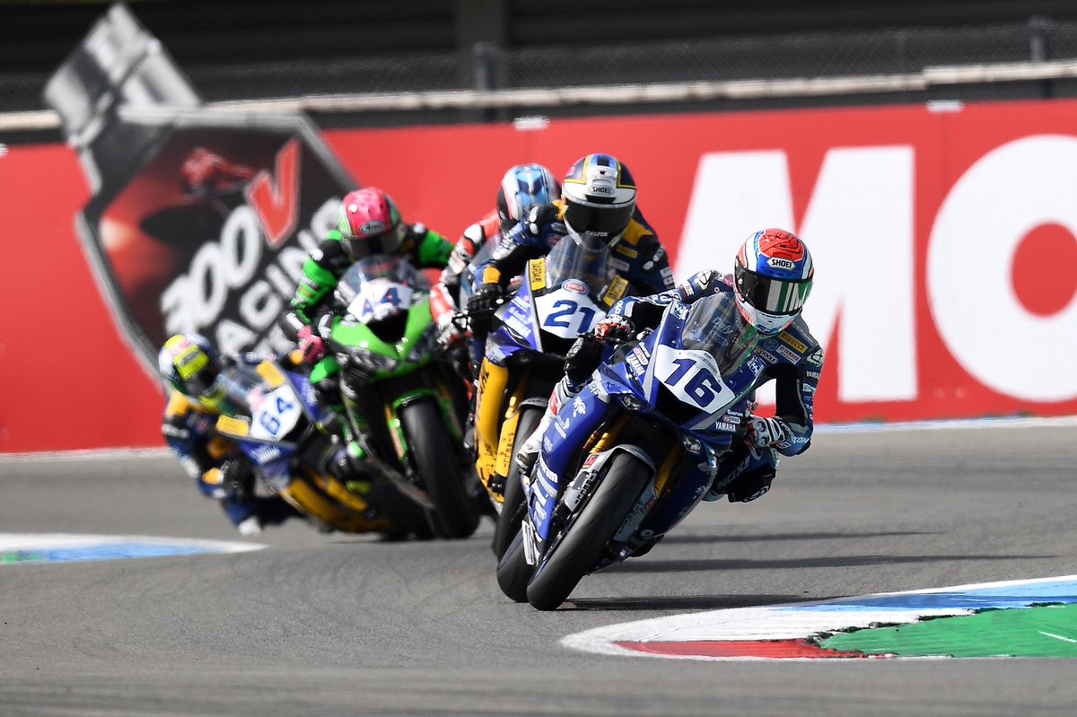 GMT94's tweet image. #NLDWorldSBK @JulesCluzel16 ended 4th at 5 tenths from the victory. @Perolari_94 finished 6th. More info on : gmt94.com