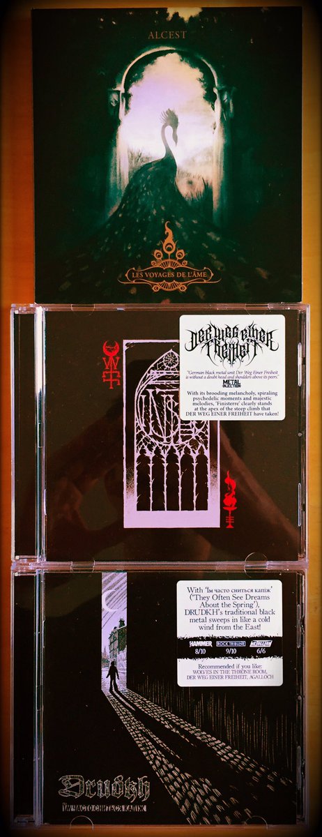 Heracles_11's tweet photo. La surprise de derrière les #fagots de @tuerlestous <3 @Alcestofficial @derwegeinerfreiheit @drudkh que du bon #truechorizopostneigedarkpaganmetal
#vengeanceismine \m/ https://t.co/M65YVAoxZX