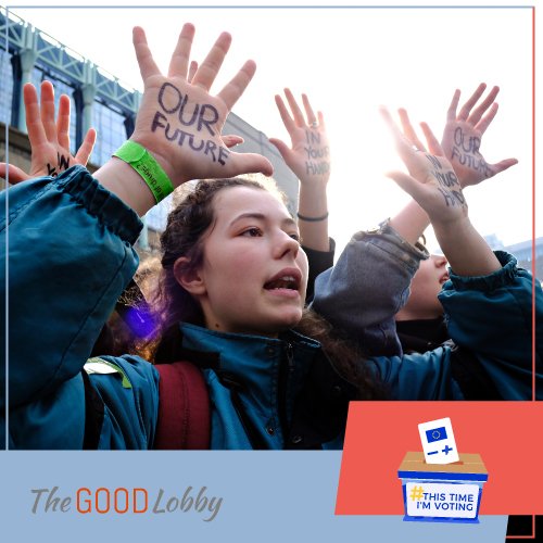 TheGoodLobby's tweet photo. In May, it is our future and the future of the next generations that is at stake. Let’s not let them down! ✊Join today our team of volunteers and help us build a better #Europe for everyone 👉👉 https://t.co/fm3cqFnXEx #EUelections2019 #thistimeImvoting #formyrights https://t.co/HKP6M4aEjB