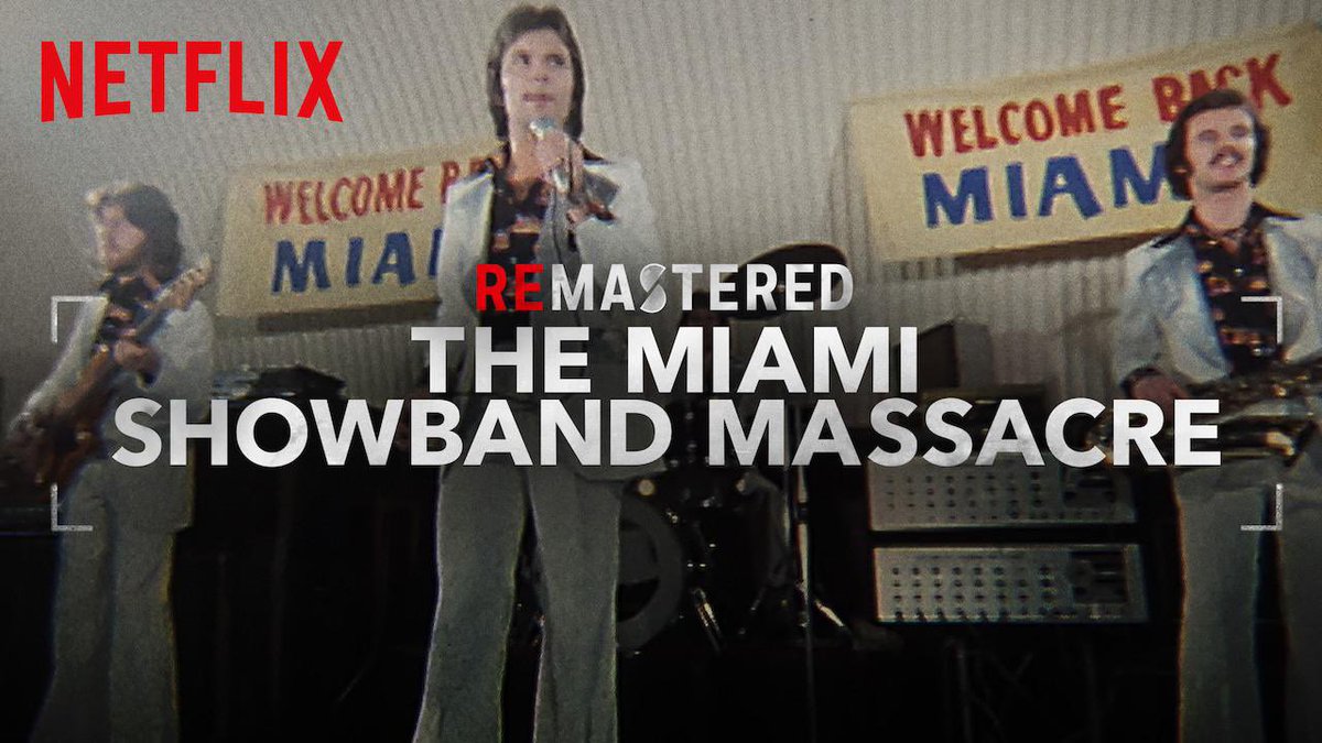Crimedocorg's tweet image. A different kind of #truecrime documentary. REMASTERED unwinds the story of the killing of  Miami Show Band members at the height of their popularity in 1970s Ireland.
.
#crimedocumentary #truecrime #documentary #netflixdocumentaries