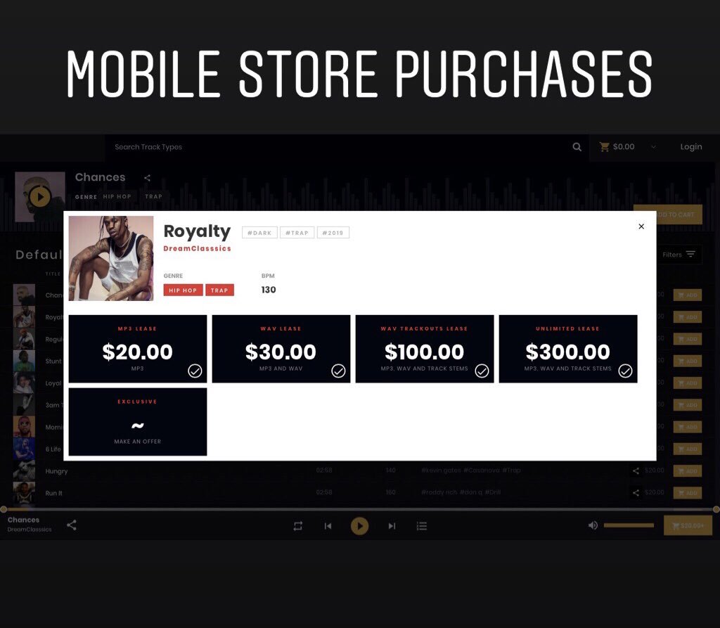 DreamClasssics's tweet photo. 🔥Mobile Store Available 💯
New Beats Alert 🚨 
https://t.co/7LXY2yvKfR

#musicproducer #makingbeats #beatmaker #mixtape #dancers 
#beats #studio #rapper #singer #artists #hiphop #staythenight #dreamclasssics #labels #songwriter #songwriting #drip #buybeats https://t.co/grFxLGdrGx