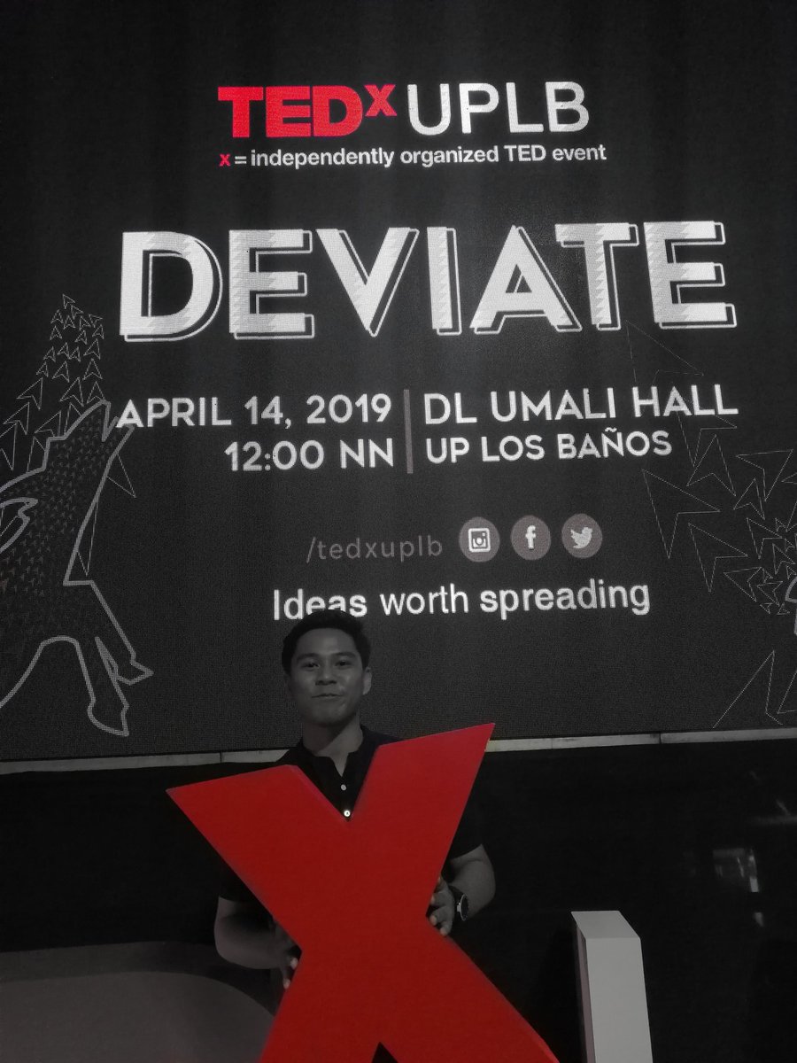 ralphpyrex's tweet photo. Wouldn't trade this for anything else
#TEDxUPLB2019 #DeviateUPLB https://t.co/fiiNmLutqu