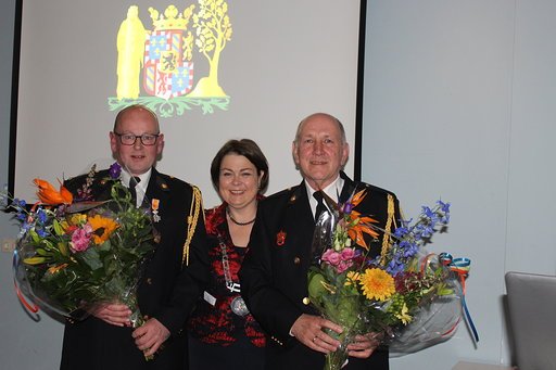 KO voor brandweermannen Frans Theuws en Eric van der Heijden.