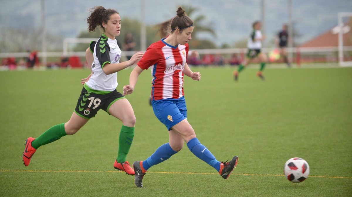 RealSporting's tweet photo. ⏹ FINAL |  

#SportingFemenino 3 - 2 Racing de Santander Féminas 

⚽️ Irene 
⚽️ Ichi
⚽️ P.P

¡¡Vamoooooossssssss!! 💪

🔴⚪ #MareoEsFútbol 🔴⚪ https://t.co/x9wvrwkYia