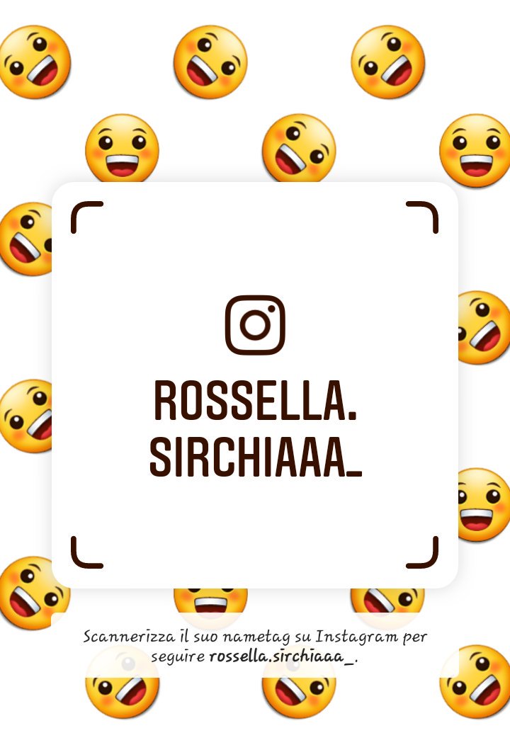 Seguimi su Instagram! Nome utente: rossella.sirchiaaa_
instagram.com/rossella.sirch…