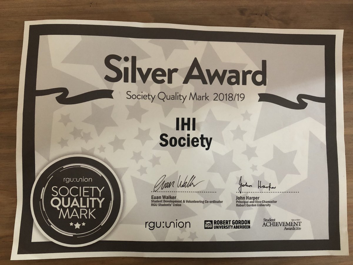 rguihichapter's tweet photo. ⭐️Congratulations to our committee members who won a range of awards last night at the RGU Union Student Achievement Awards! Super proud! ⭐️ https://t.co/Pz6ccYZn3W