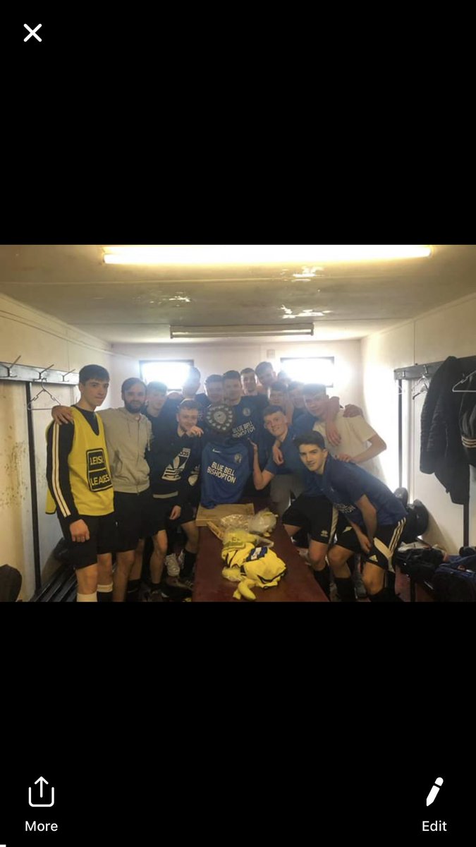 WE’VE DONE IT. UP THE FUCKING SPARTANS 🏆🏆🔵⚪️