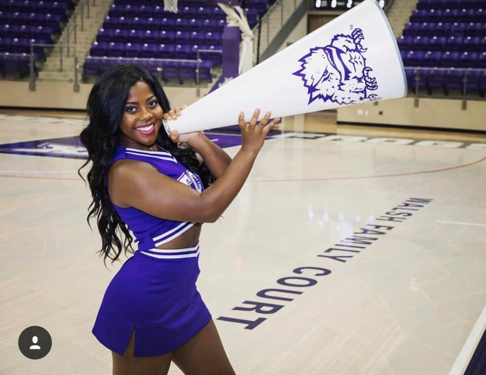 Disbejackie's tweet photo. Congrats to Kennedy on making 19-20 #TCUCheer team ๐๐ธ๐ #SrYear #4YearVet https://t.co/HjczZgvUip