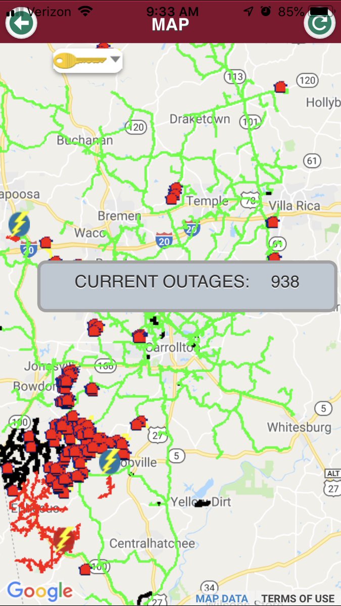 carroll emc power outage map Carroll Emc On Twitter Please Remember If You Need To Report A Power Outage You Can Do So On Our Free Mobile App Our Website Or By Calling 770 832 3552 Option 1 Https T Co K0lhtvzcpg carroll emc power outage map