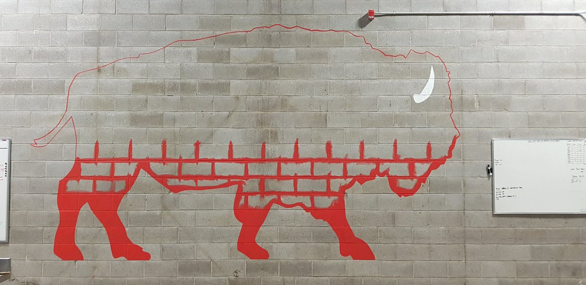redbisonbeer's tweet photo. We are sooooo excited!!! 😁
.
.
#redbison #yycofred #yycofredbison #mural #art #brewerytalent #red #YYCLocal #YYC #BrewmudaTriangleYYC #Calgary #flames #CalgaryFlames #goflamesgo #michaelrocks #priceless #painting #wallart #wallpainting #craftbeer #breweryart https://t.co/dknraf511e