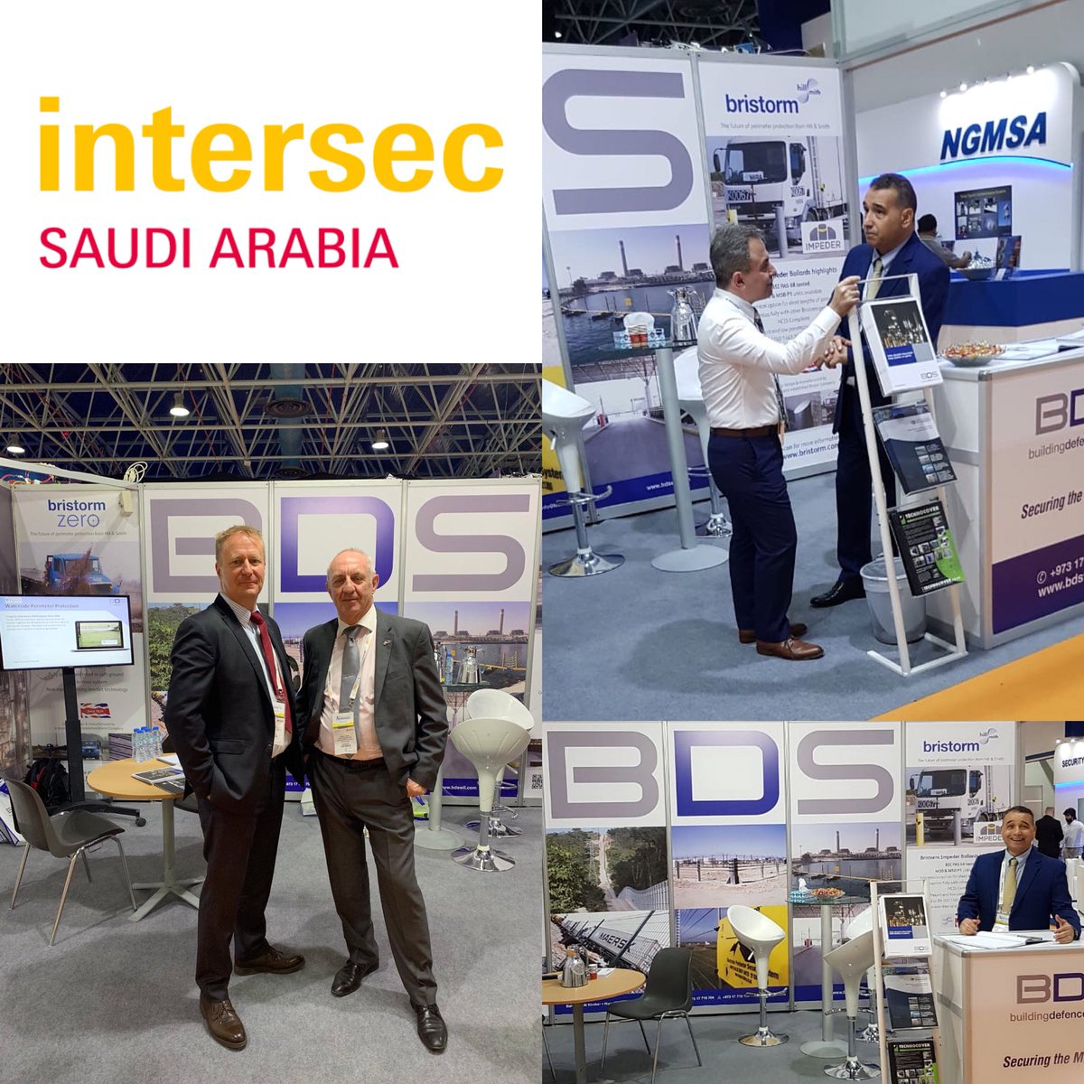 BDS_wll's tweet photo. #BDS Team is here at @intersecksa until 7 PM , Make sure to visit us on stand #C18 for #high #security #solutions !! #Day1 #Bristormzero #IntersecKSA #Jeddah #fences #barriers #bollards #HVM #fences #marineperimeter #UVMS #PIDS #PSIM https://t.co/vmdrTgrHdB