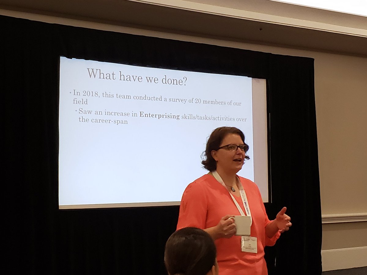 KozlowskiLisa's tweet photo. Postdoc and career office leaders learning how to grow themselves @nationalpostdoc #NPA2019 @NIH_OITE @APA @NIEHS @UABPhDLife @uabmedicine @JeffersonUniv @nyu @BWFPATH #dukepostdoc #umbpostdoc #nyupostdoc https://t.co/KXI026D4PS