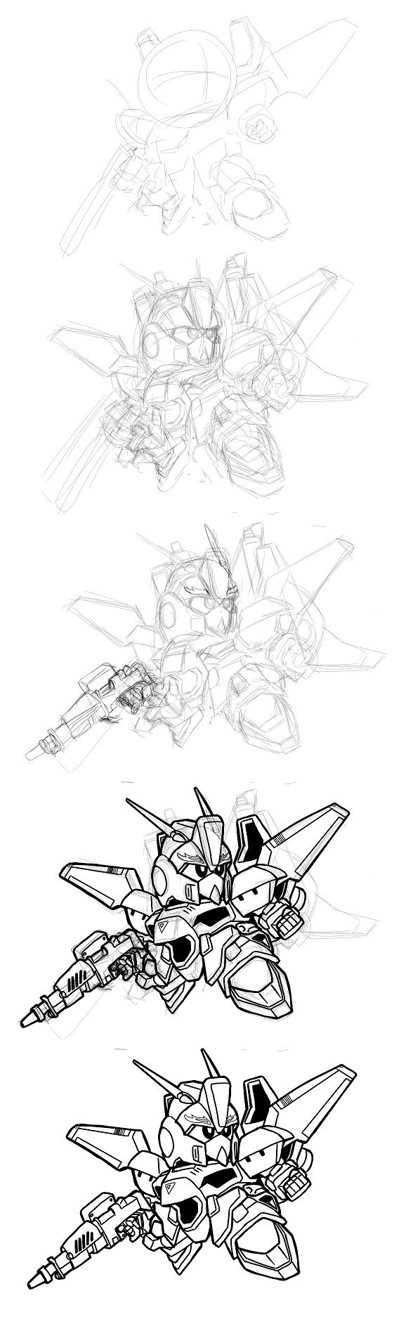 Sdガンダムの描き方教室 Twitter