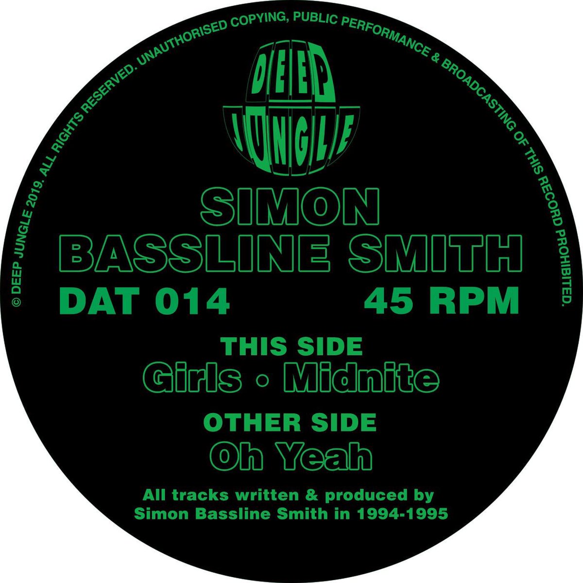basslinesmith's tweet photo. Pleased to announce my release on Deep Jungle Records..
2 unreleased tunes from my archives ( "Girls", "Oh Yeah"), and also the extremely rare and in-demand tune ("Midnite") originally released under one of my alias’s the “Universal Traveller” from back in the day. https://t.co/HsA9fVG2r3