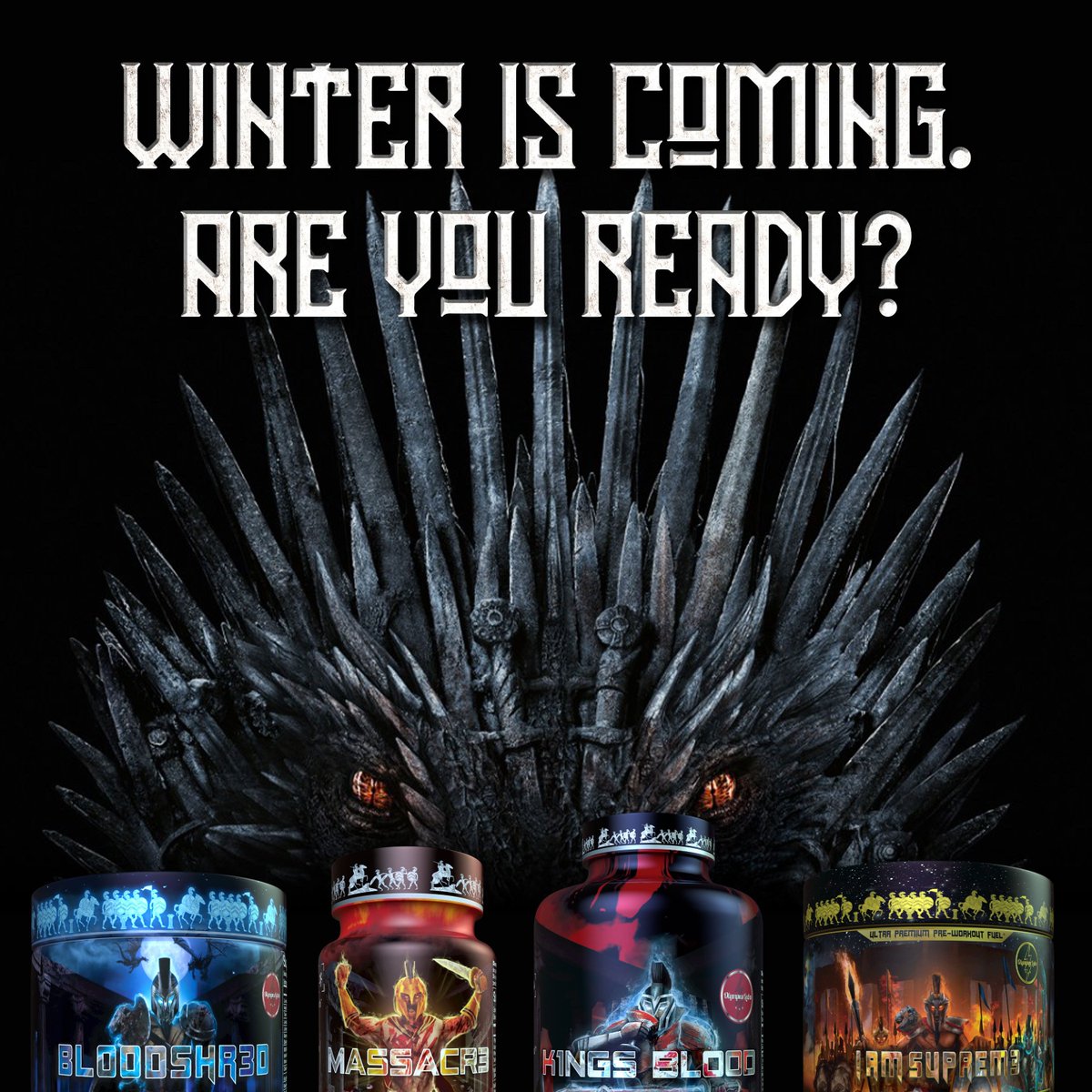 ⏰🙌The Wait Is Almost Over! Who Is Watching #GameOfThrones Tonight⁉️
.
🤴👸 Click the Link In The Bio To Check Out Some Of Our Most Popular King &amp; Queen Supplements🤴👸
.
#got#jonsnow#hbo#daenerystargaryen#sansastark#winteriscoming#khaleesi#Olympuslabs#Olhero#Oltakeover