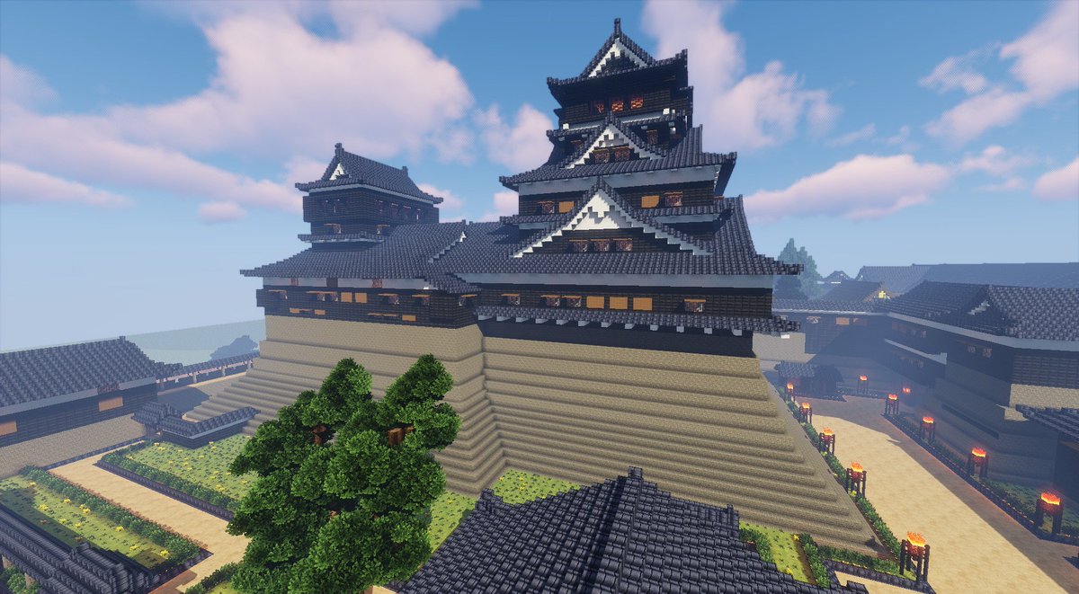 根無し草 A Twitter 熊本地震から3年 マインクラフト熊本城再現のリメイクをはじめました 既存の熊本城ワールドを整備 修正していきます Minecraft 和風建築 Minecraft建築コミュ