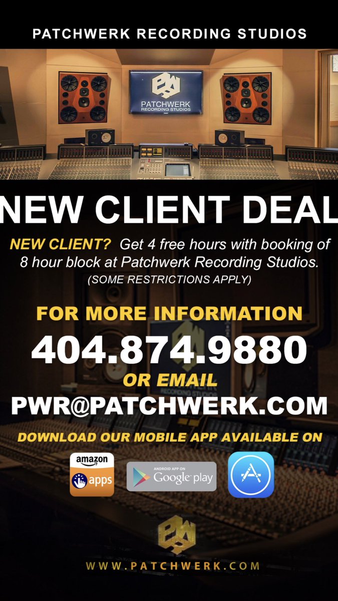 PatchwerkStudio's tweet image. Sunday morning and we active in #studio9000 and #studio995. Both taking advantage of the new client deal! Don’t sleep!