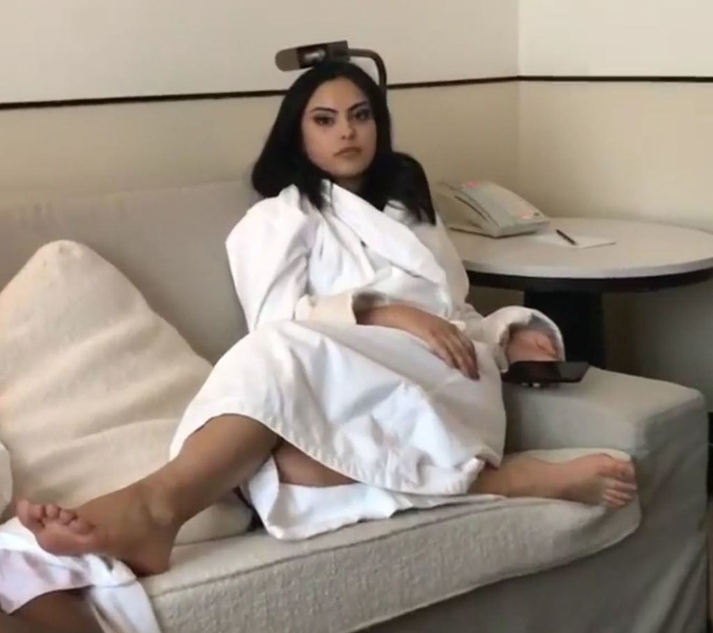 “Camila Mendes #feet #toes #footfetish” .