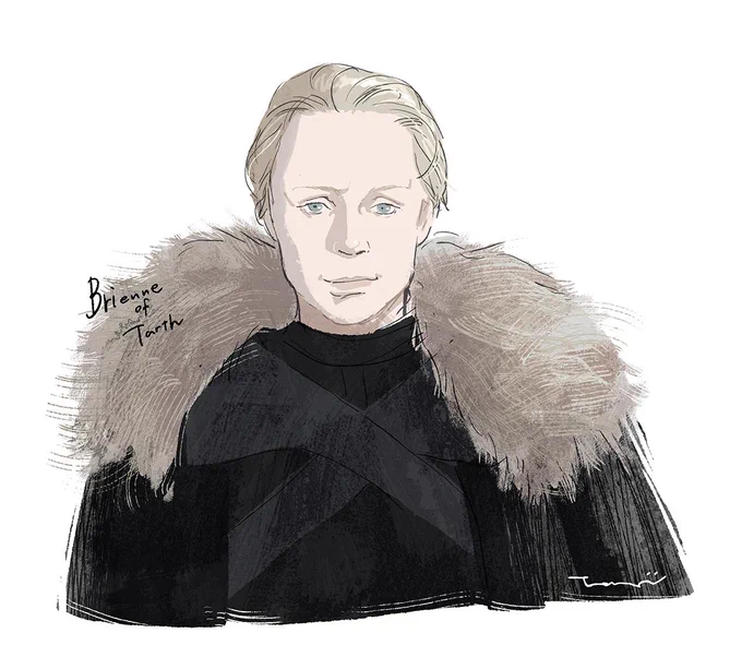 ブライエニー? 
#GoTS8 
#brienneoftarth 